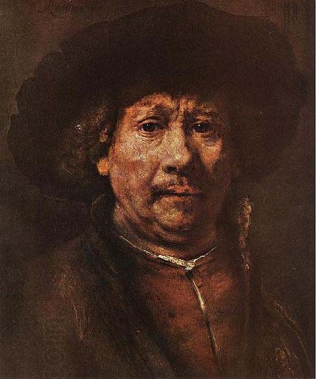 REMBRANDT Harmenszoon van Rijn Little Self-portrait oil painting picture